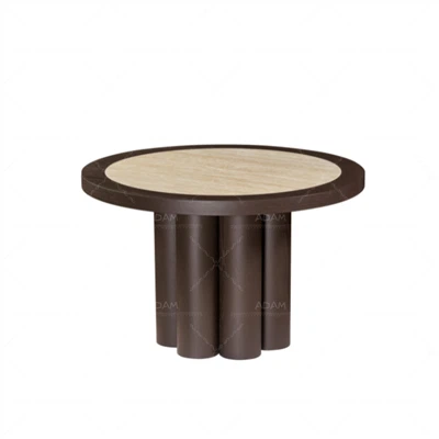 Round Seramik Mdf Gastronomie Table